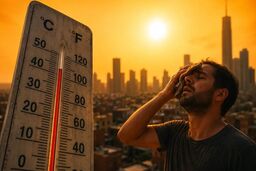هشدار نارنجی گرما در بوشهر؛ دما از ۵۰ درجه عبور می‌کند