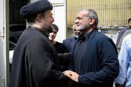 دیدار رئیس‌جمهور با آیت‌الله سید حسن خمینی
