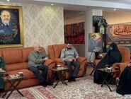 حضور رئیس مجلس در منزل شهیدان خادمی و نصیرزاده