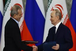 تبادل پیام پوتین برای رهبر انقلاب در دیدار با پزشکیان