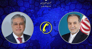 رایزنی تلفنی عراقچی و اسحاق دار درباره تنگه هرمز و توافق دفاعی سه‌جانبه