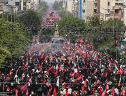تصاویر منتخب از مراسم تشییع پیکر رهبر شهید انقلاب 