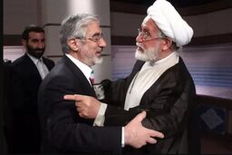 تماس تلفنی کروبی با موسوی در بیمارستان