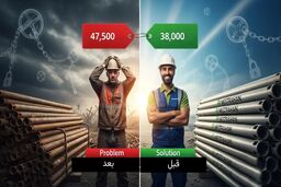 تحریم‌های جدید؛ قیمت لوله داربست 12% گران شد! 3 راهکار فوری برای پیمانکاران