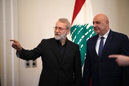 تاکید لاریجانی و عون به گسترش همکاری‌های بین تهران و لبنان