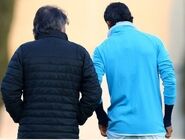 نشست رضاییان و کادر فنی استقلال در تمرین امروز