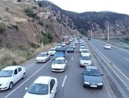 اعمال محدودیت‌های ترافیکی در محور رشت-قزوین
