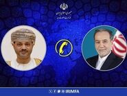 رایزنی تلفنی وزرای امور خارجه ایران و عمان درباره تحولات منطقه‌ای