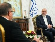 قالیباف در دیدار با مقام حماس: مبارزه با ظلم متوقف‌شدنی نیست